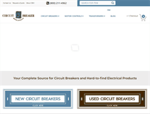 Tablet Screenshot of circuitbreakerwholesale.com